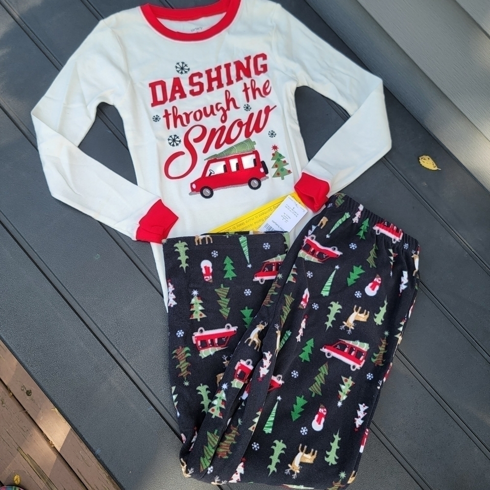 2/$20 NWT Carter's Holiday Pajamas 8